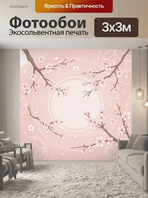 300 × 300 см · Экосольвентная печать