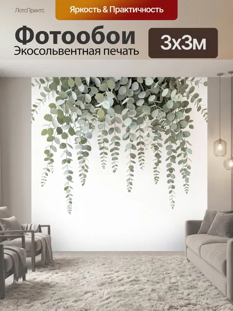 Фотообои Свисающие ветви эвкалипта