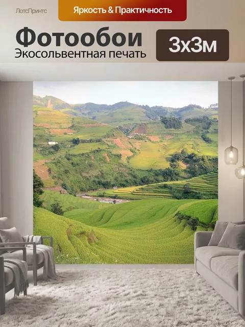 Фотообои Рисовые поля