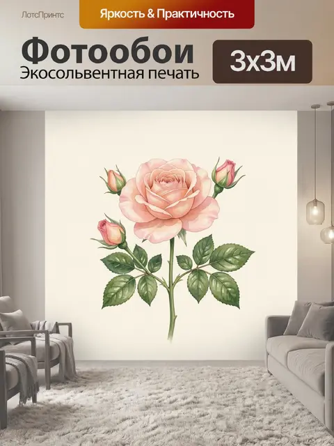 300 × 300 см · Экосольвентная печать