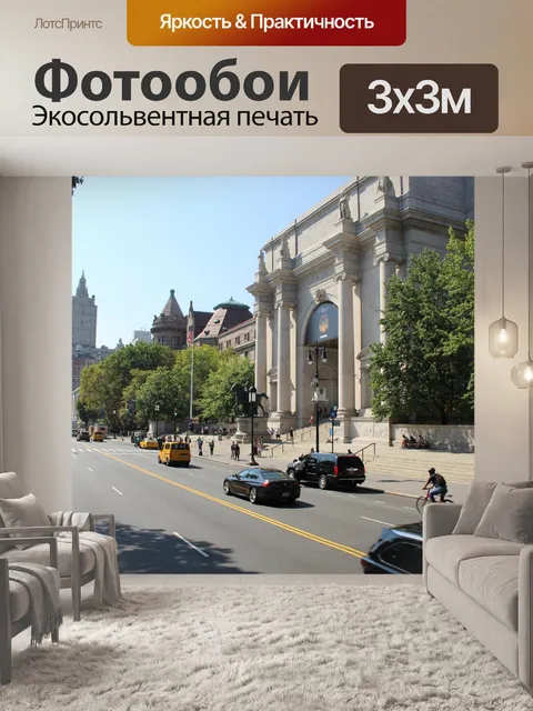 Фотообои музей в Центральном парке на западе