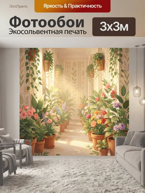 300 × 300 см · Экосольвентная печать