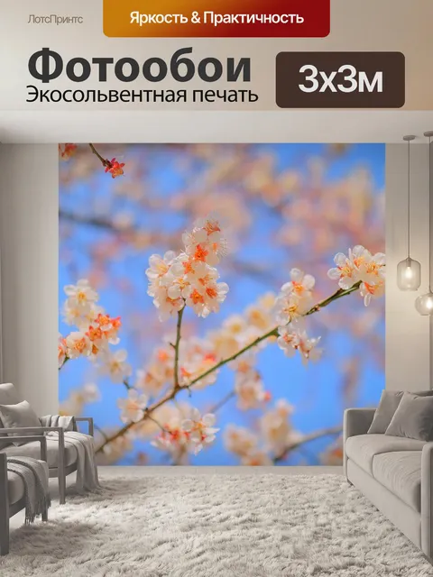 Фотообои Вишни в цвету