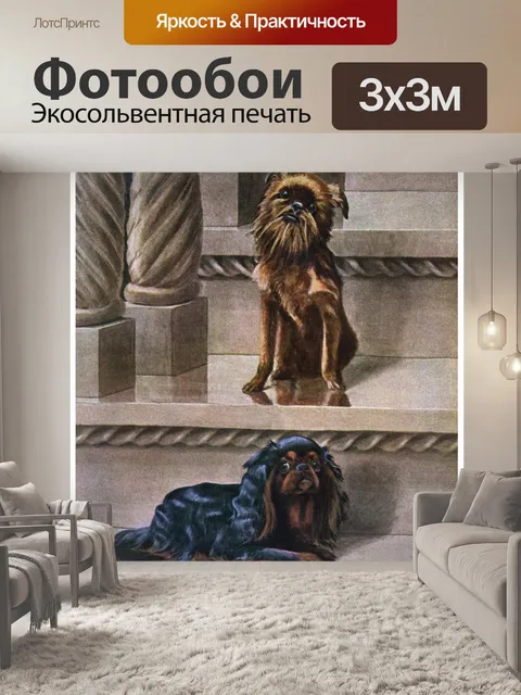 Фотообои Собака старинное искусство старый
