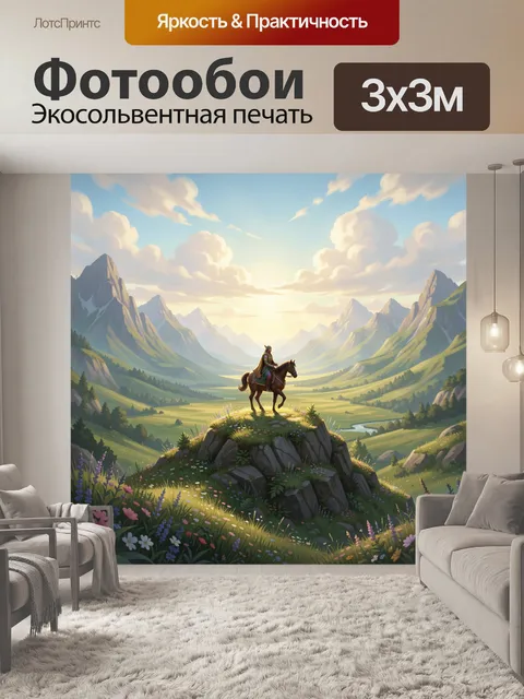 300 × 300 см · Экосольвентная печать