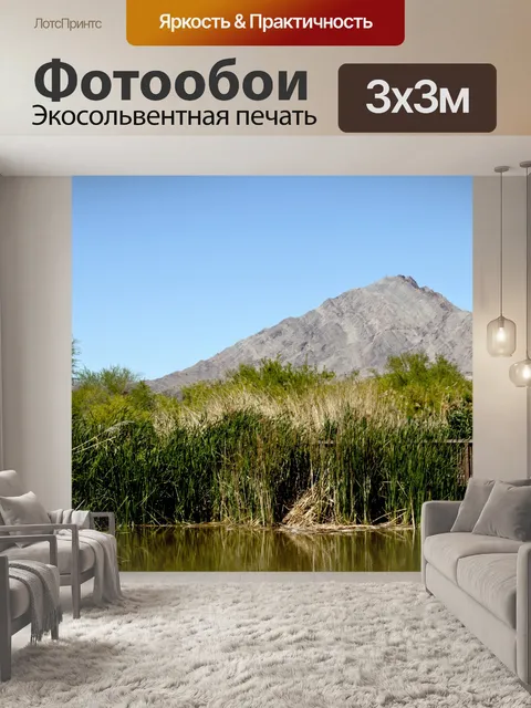 Фотообои Болота и горы