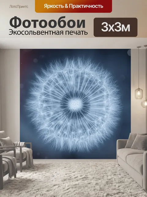 Фотообои Цветок одуванчика