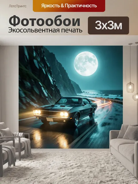 300 × 300 см · Экосольвентная печать