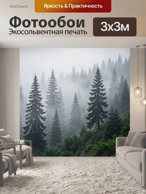 300 × 300 см · Экосольвентная печать