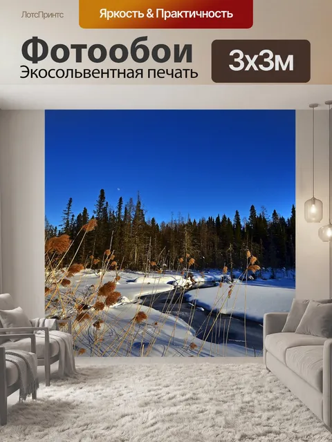 Фотообои Зимний пейзаж