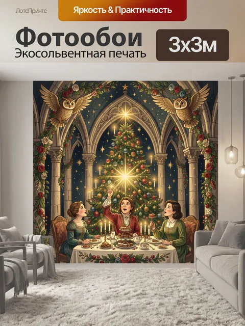 Фотообои Рождественский ужин в замке