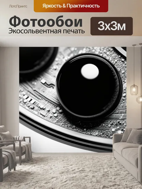 Фотообои с черно белым легкий