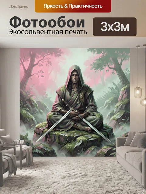 300 × 300 см · Экосольвентная печать