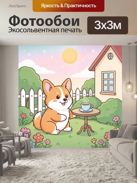 300 × 300 см · Экосольвентная печать