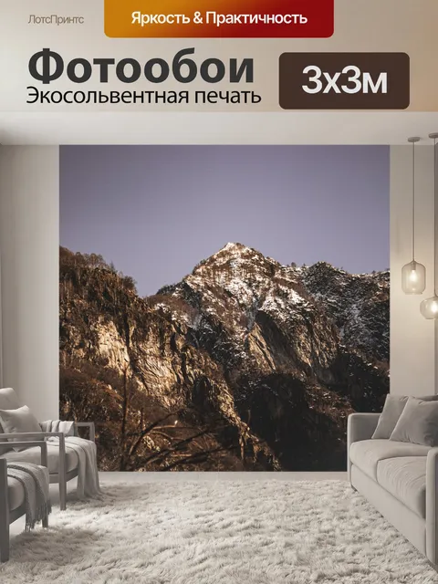 Фотообои Снег