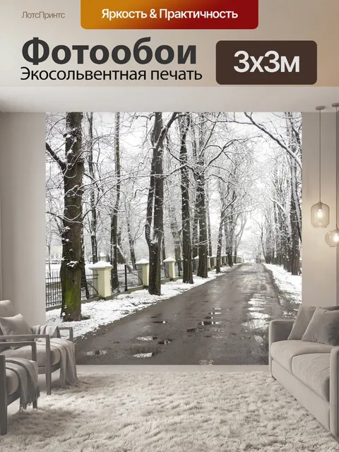 Фотообои Аллея