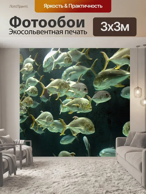 Фотообои Крытый соленой воды аквариум