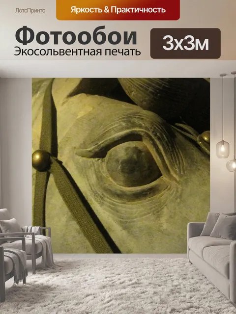 Фотообои Голова лошади в китайской глиняной армии
