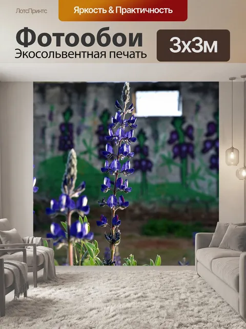 Фотообои Люпины