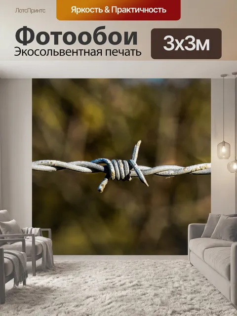 Фотообои Колючая проволока