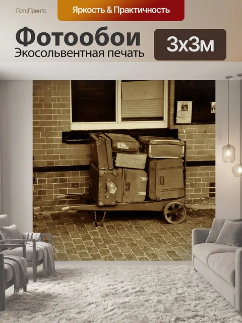 Фотообои Ретро багажа