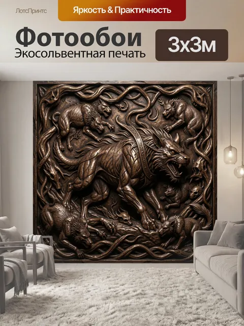 300 × 300 см · Экосольвентная печать
