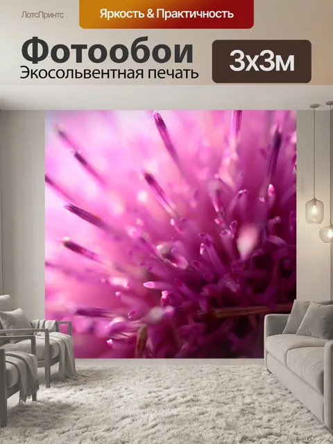 Фотообои Розовый