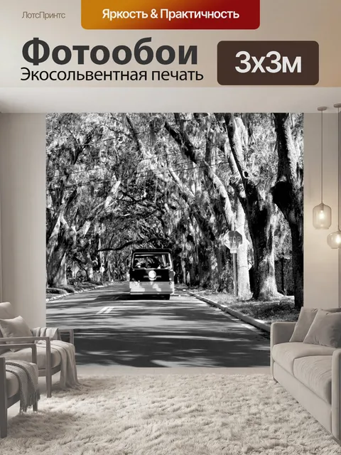 Фотообои Известная улица Магнолия