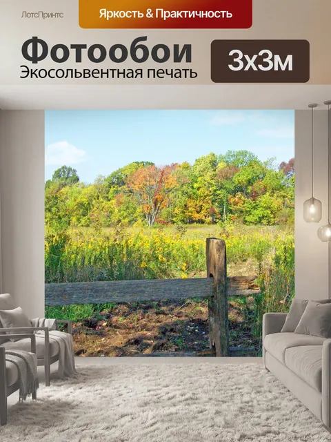 Фотообои Осеннее поле