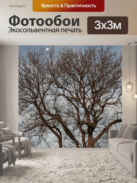 Фотообои Дерево Луны