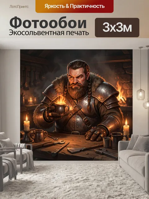 300 × 300 см · Экосольвентная печать