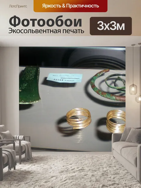 Фотообои Джейд и золотые аксессуары викинг