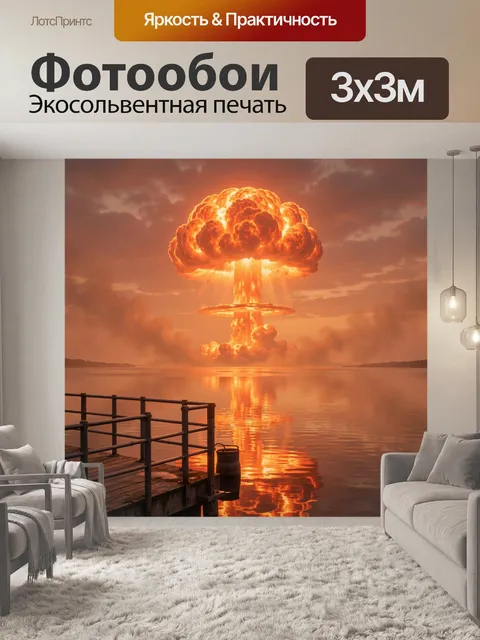 300 × 300 см · Экосольвентная печать