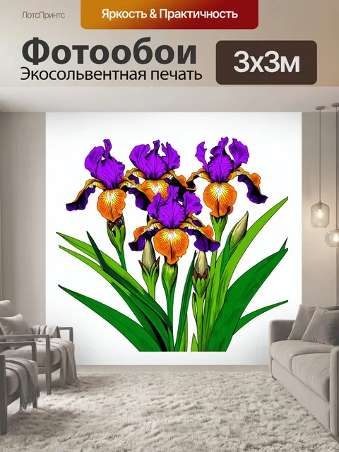 Фотообои Элегантная, стиль иллюстрация, графический