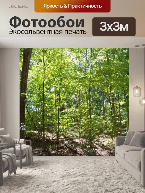 Фотообои Живописные лесистые местности Джорджия,