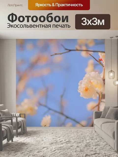 Фотообои Вишни в цвету