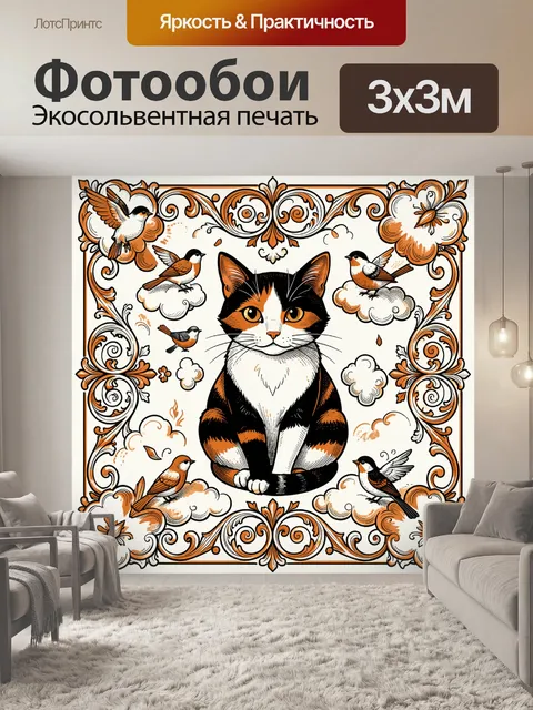 300 × 300 см · Экосольвентная печать