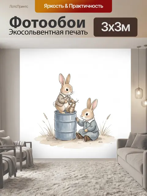 300 × 300 см · Экосольвентная печать