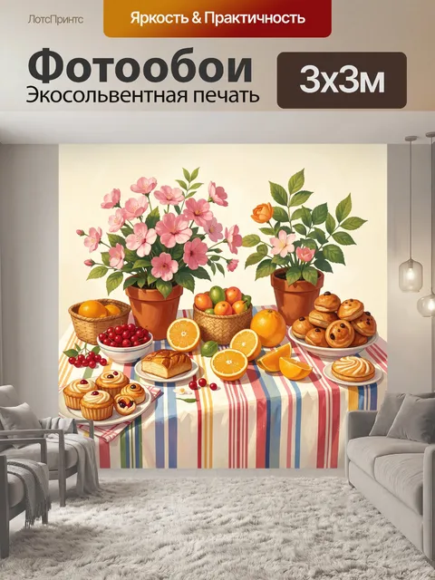 300 × 300 см · Экосольвентная печать
