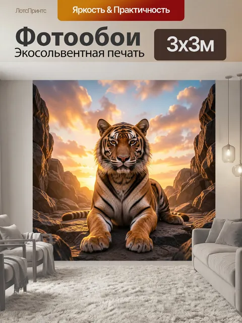 300 × 300 см · Экосольвентная печать