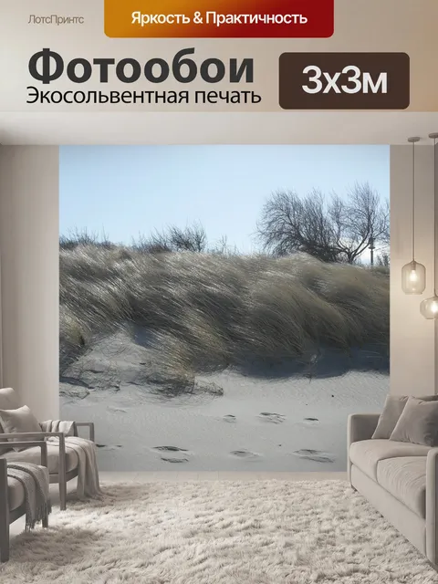 Фотообои Пляжная трава