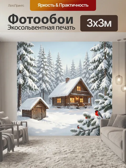 300 × 300 см · Экосольвентная печать