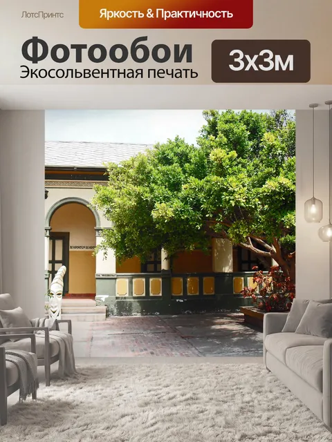 Фотообои Двор Верман дома