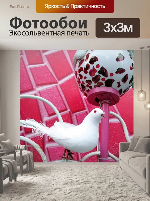 Фотообои Белый голубь и хрустальный шар