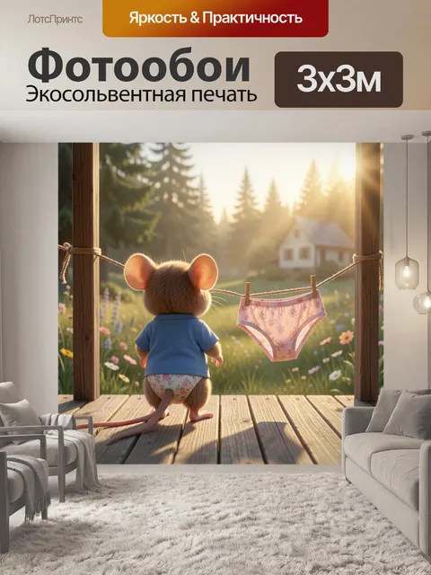 300 × 300 см · Экосольвентная печать