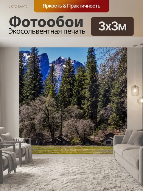 Фотообои Каюта Yosemite Meadow