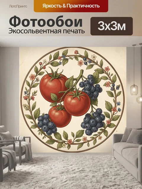 300 × 300 см · Экосольвентная печать