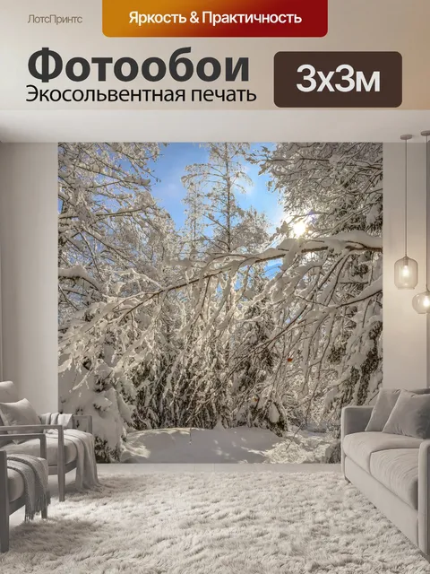 Фотообои Зимний Пейзаж