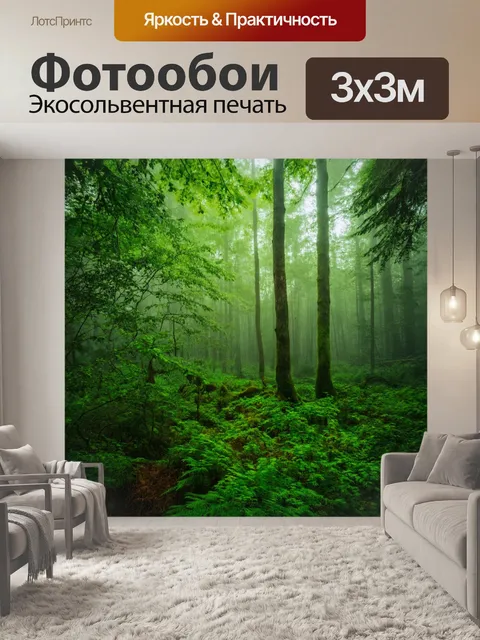 Фотообои туман в стиле максимализм