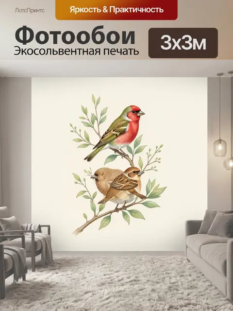 300 × 300 см · Экосольвентная печать